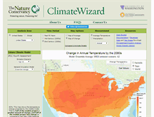 Tablet Screenshot of climatewizard.org